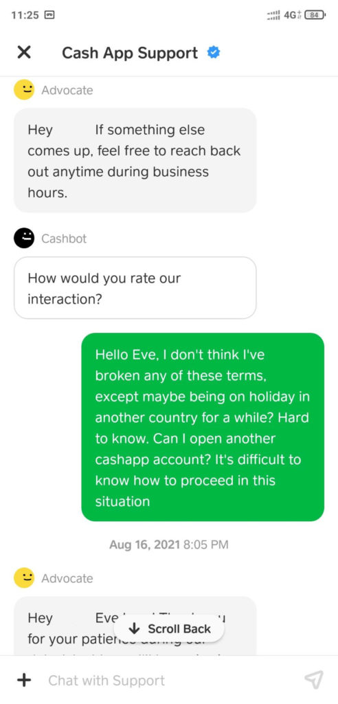 How I asked Cash App to unban my account