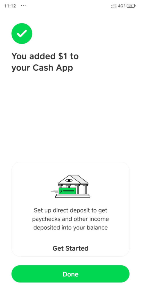 Cash App account deposits are working again